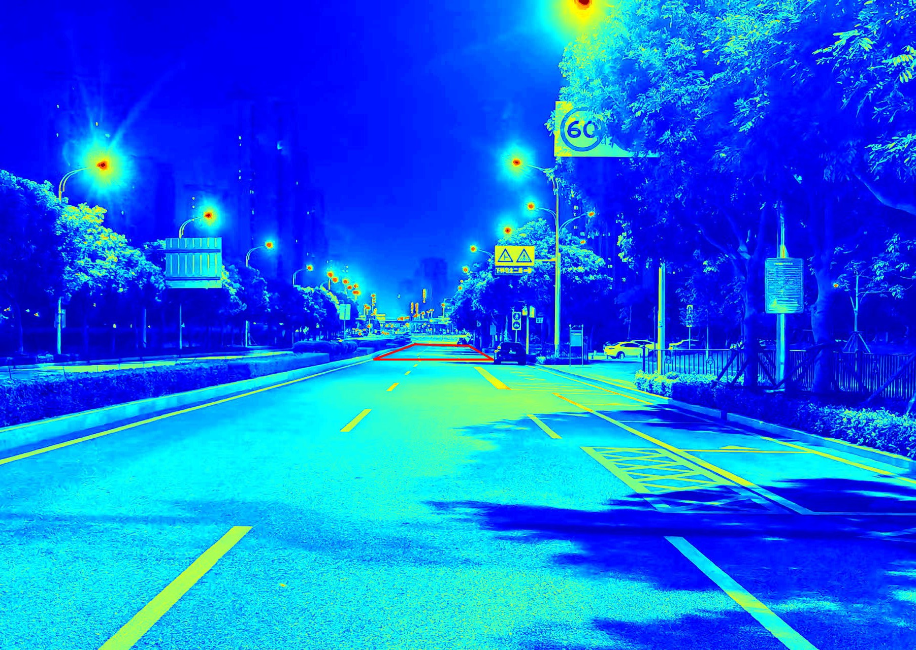 道路照明钠灯路灯测量