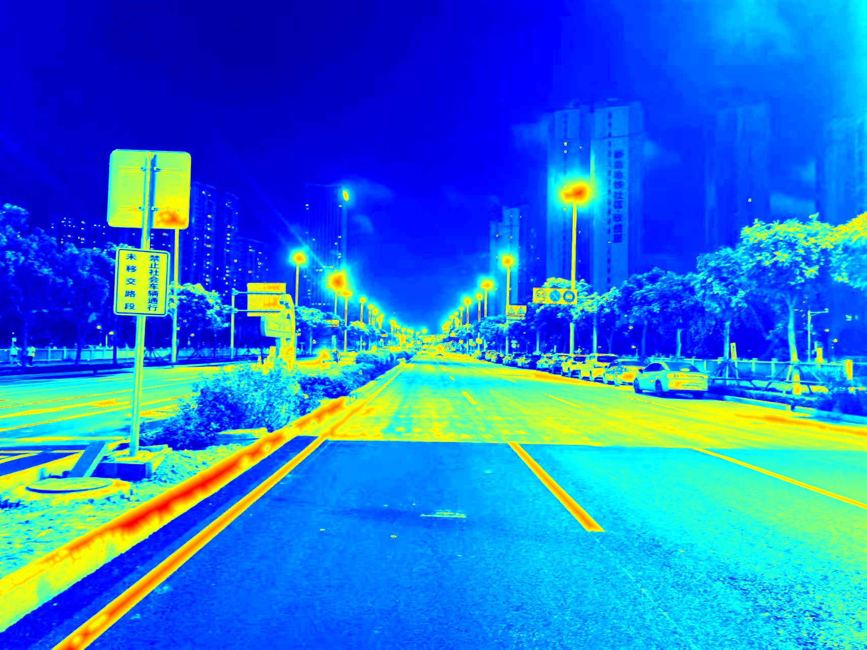 道路照明亮度动态测量